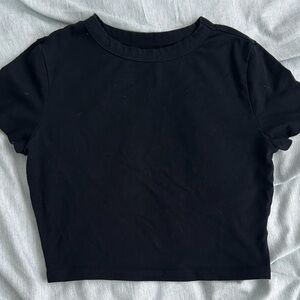 Wild Fable Black Crop Top